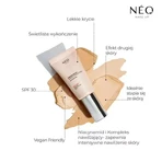 NEO Make Up Intense Serum, podkład nawilżający, 01 PORCELAIN , 30 ml: ceny i cechy