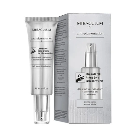 Miraculum Anti-Pigmentatie, handcrème om verkleuringen te corrigeren, 75 ml