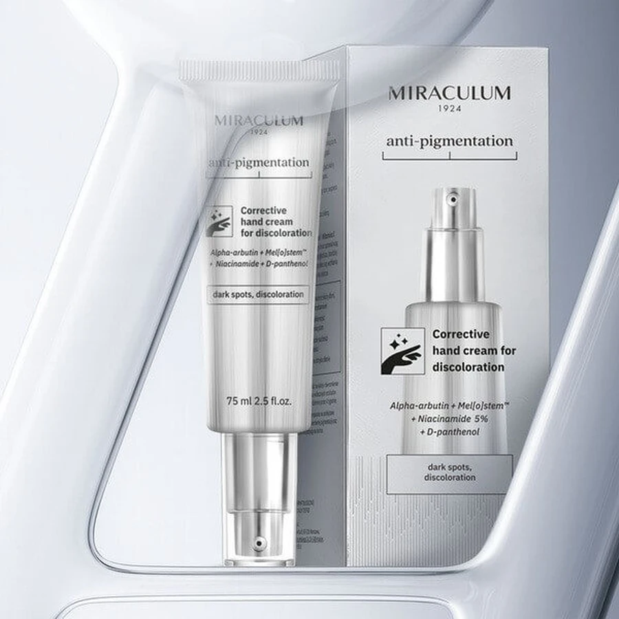 Miraculum Anti-Pigmentatie, handcrème om verkleuringen te corrigeren, 75 ml