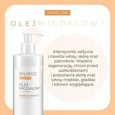 Sylveco Pure Line, ulei de migdale, 400 ml