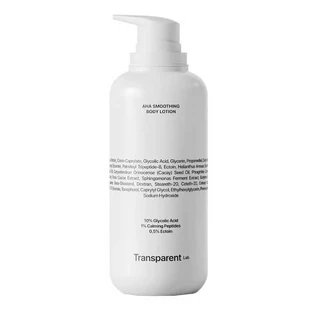 Transparent Lab AHA Smoothing Body Lotion, loțiune de corp cu acizi AHA, 400 ml