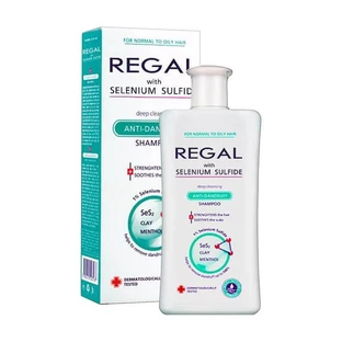 Regal mit Selensulfid, Anti-Schuppen-Shampoo, Tiefenreinigung, 200 ml