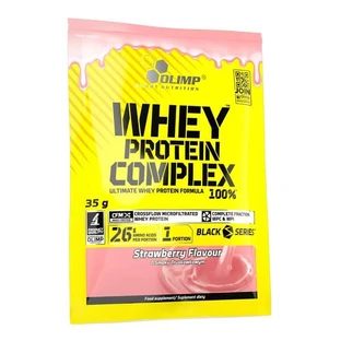 Olimp Whey Protein Complex 100%, Pulver, Erdbeergeschmack, 35 g