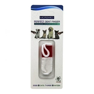 Micromed Perfect Dent Finger, nettoyeur de dents de chat, blister, 1 pc.