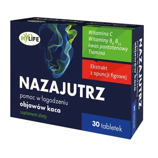 MyLife The Next Day - zur Linderung von Kater-Symptomen, Tabletten, 30 Stk.