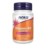 Now Foods Vitamina D3 2000 UI, capsule, 30 pz.
