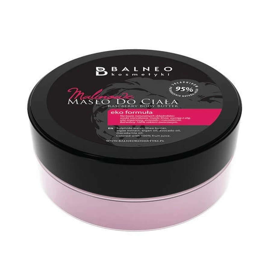 Balneocosmetics Wellness&amp;Spa, verstevigende en gladmakende frambozen body butter, 230 ml