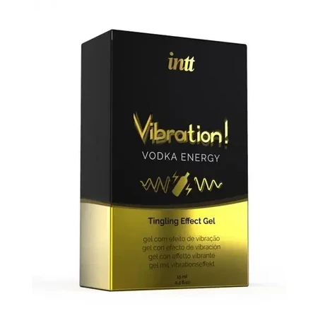Intt Vibration! Wodka &amp; Energie, stimulierendes Gel, 15 ml