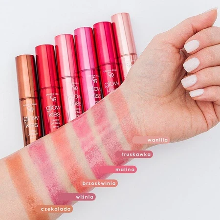Golden Rose Glow Kiss Tinted Lip Balm, balsam de buze colorant, 04 Peach, 3 g