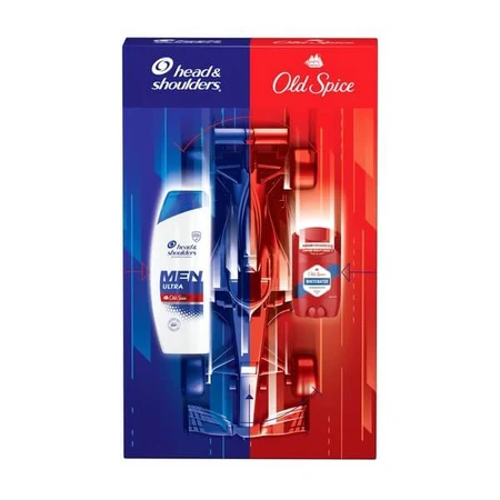 Old Spice Whitewater set, déodorant stick pour hommes 50 ml + Head &amp ; Shoulders Men Ultra Old Spice, shampooing pour hommes, 330 ml