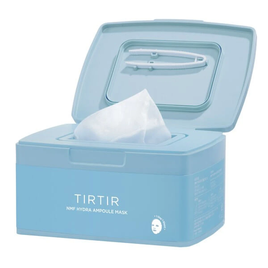 Tirtir, NMF Hydra Ampoule Mask Pack, intensive hydrating sheet mask, 30 pcs.
