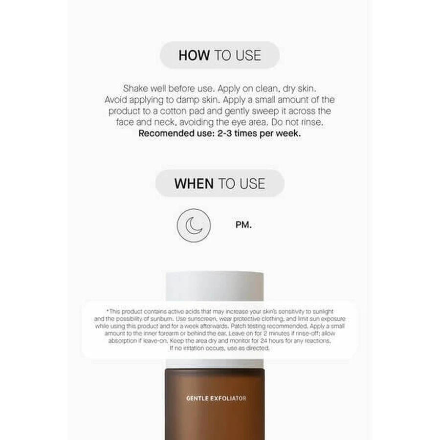 Transparent Lab Gentle Exfoliator, exfoliant delicat, 130 ml