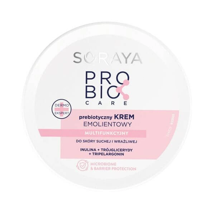 Soraya Probio Care, prebiotische verzachtende multifunctionele crème voor de droge en gevoelige huid, 200 ml