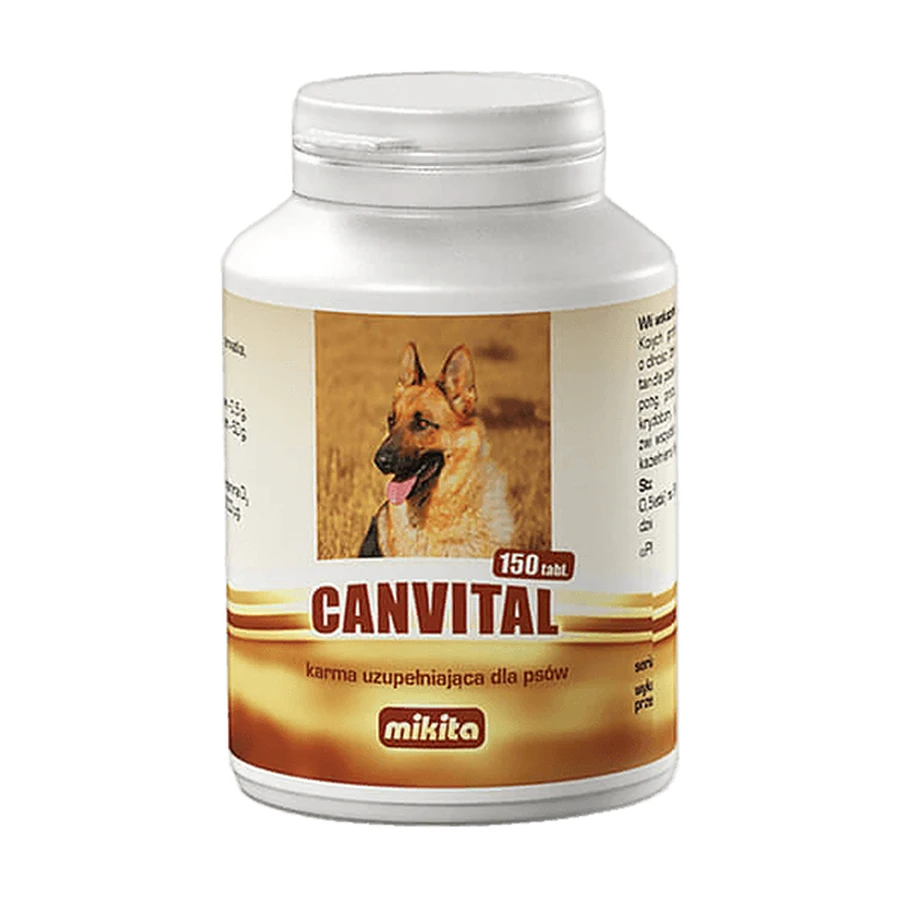 Mikita Canvital, aliment complémentaire pour chiens, comprimés, 150 pcs.