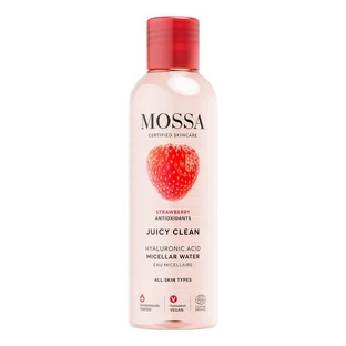 Mossa, woda micelarna z kwasem hialuronowym i ekstraktem z truskawki 3w1, 200 ml
