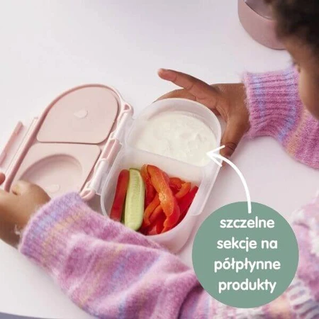 B.box Snackbox Contenitore ermetico per alimenti e snack per bambini Strawberry Shake, 1 pz.