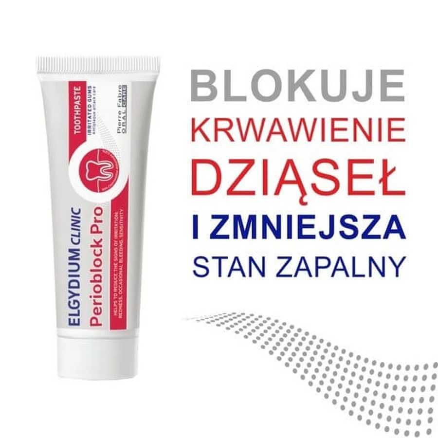Set Eludril Classic, mondwater, 500 ml + Elgydium Clinic Perioblock Pro, tandpasta, 50 ml