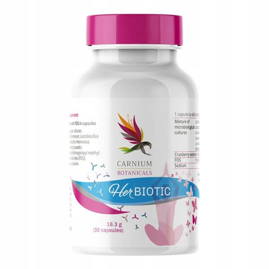 Carnium Botanicals Her Biotic, kapsułki, 30 szt.: ceny i cechy