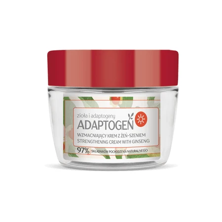 Flos-Lek Adaptogen, cremă de zi de întărire cu ginseng, refill, 50 ml
