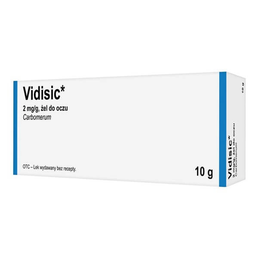 Vidisic, 2 mg/g, gel pentru ochi, (import paralel, Medezin), 10 g