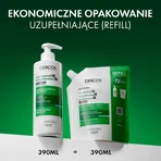 Set Vichy Dercos DS, shampoo antiforfora, capelli normali e grassi, 390 ml + confezione di ricarica, 390 ml