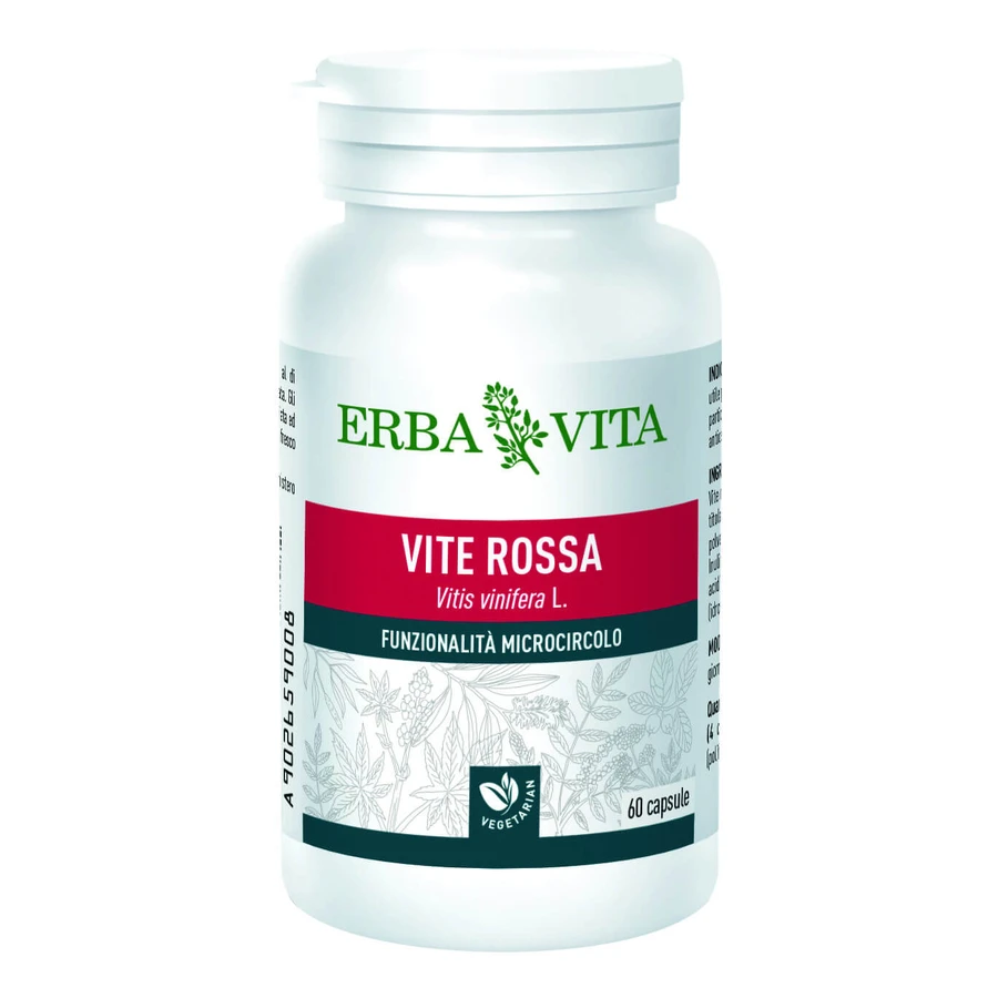 Rote Weinrebe 60 Kapseln 400mg Erbavita