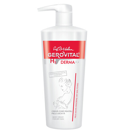 Gerovital H3 Derma+ crema corporal para piel seca, 500ml, Farmec