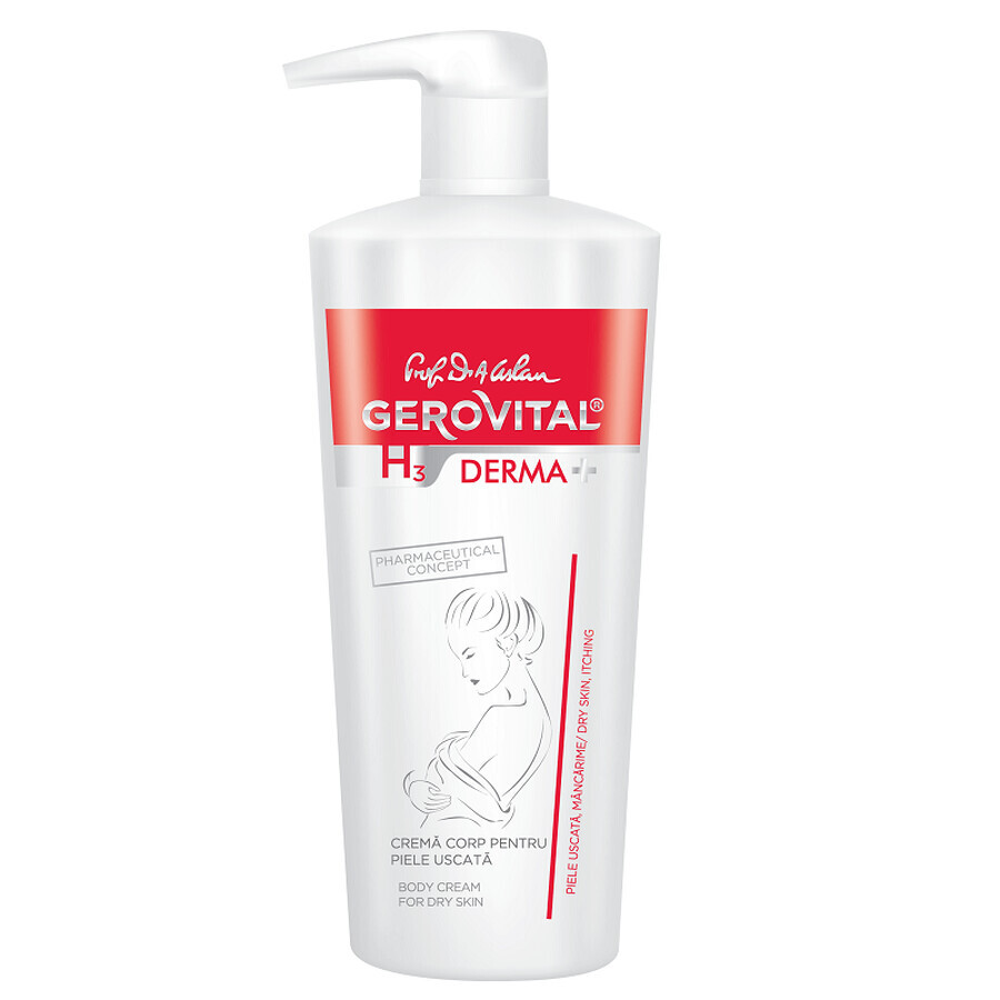 Gerovital H3 Derma+ Körpercreme für trockene Haut, 500ml, Farmec Bewertungen