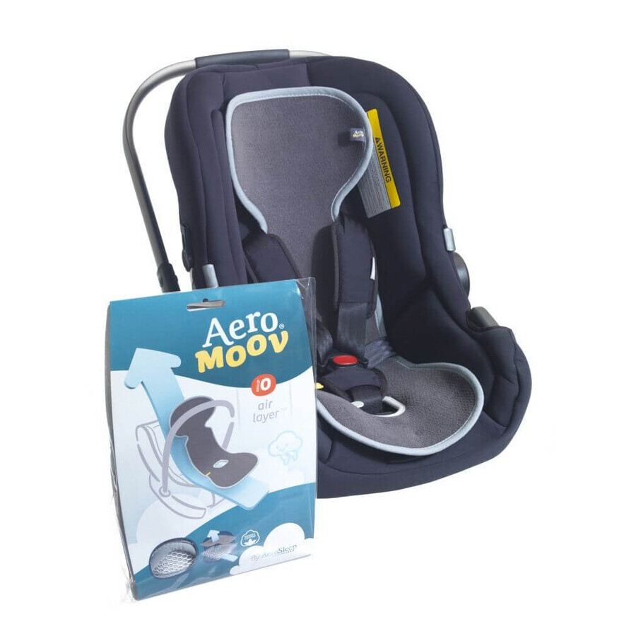 Silla de Coche con Protección Antitranspirante GR 0+ Algodón Ecológico Antracita