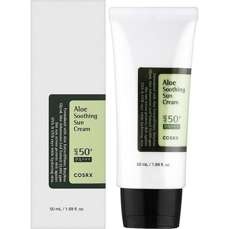 Creme mit Aloe Vera und SPF 50 PA+++, 50 ml, COSRX