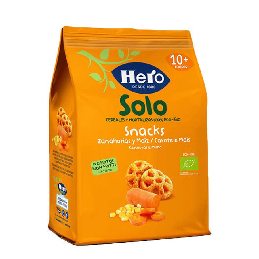 HERO ONLY SNACK MARCHEW/ KUKURYDZA40G: ceny i cechy