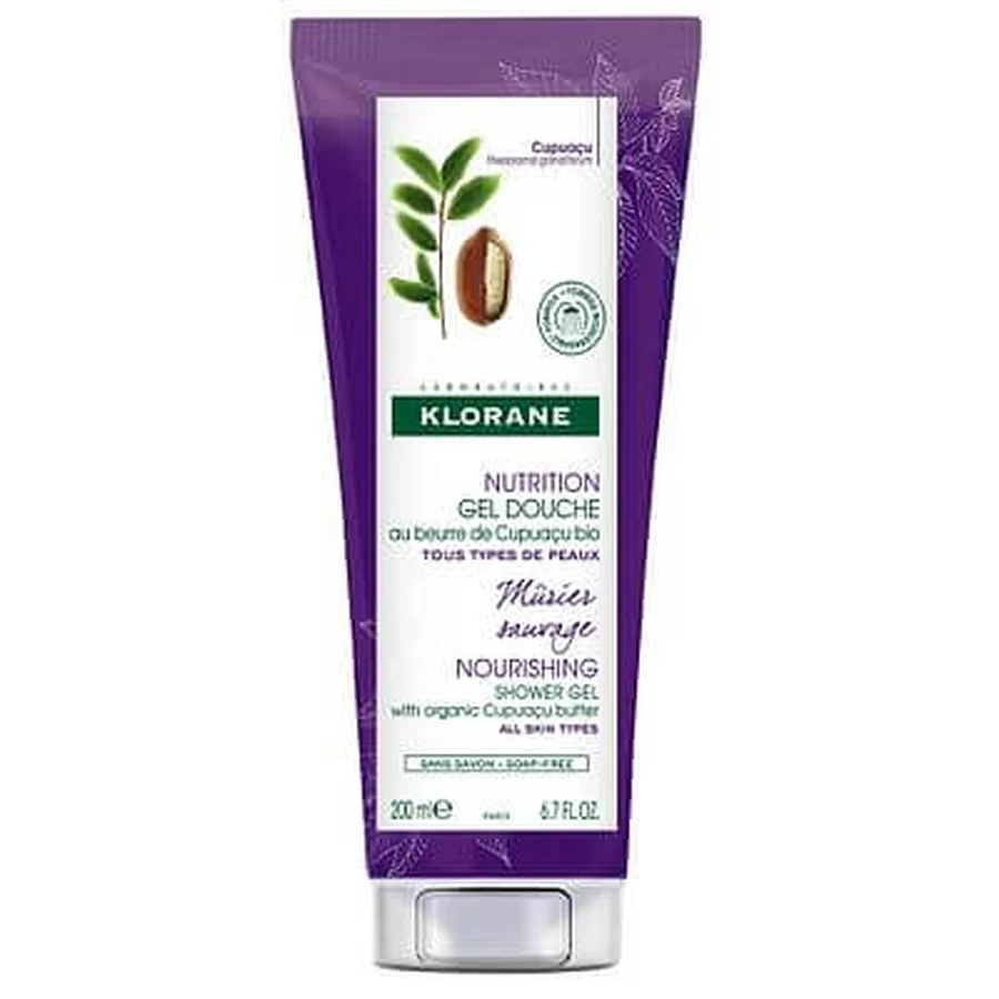 Klorane Wild Bramble Shower Gel 200 Ml