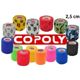 Venda autoadhesiva COPOLY 2,5cm x 457cm COLORES MIXTOS
