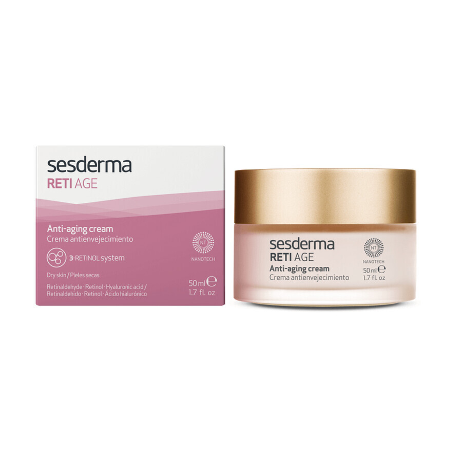 Sesderma Reti Age Crema Antiedad para pieles secas, 50 ml