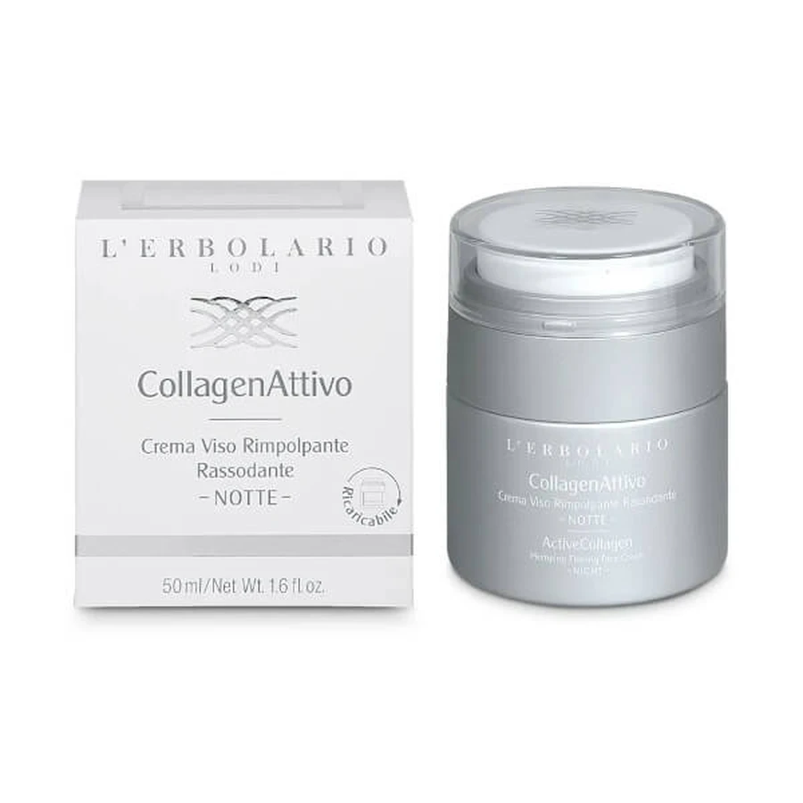L'Erbolario CollagenAttivo - Toning and Resplumping Facial Night Treatment, 50 ml
