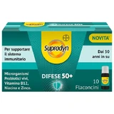 Supradyn Defenses 50+ Supplement Probiotics, Vitamin B12, Zinc and Niacin for Immune Defenses, 10 Vials