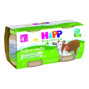 HiPP Homogeneizado Ecológico Pollo y Ternera 2x80 g