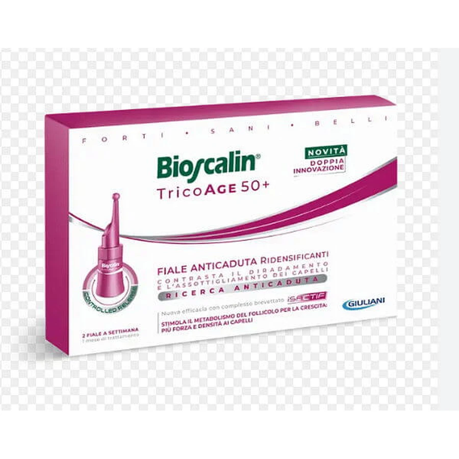 Bioscalin TricoAge 50+ 8 flacons contre la chute des cheveux
