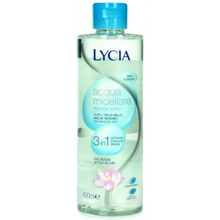 LYCIA MICELLAR WATER 3 IN1 400ML.WITH LOTUS FLOWER WATER IDEAL FOR ALL SKIN TYPES EVEN SENSITIVE SKIN