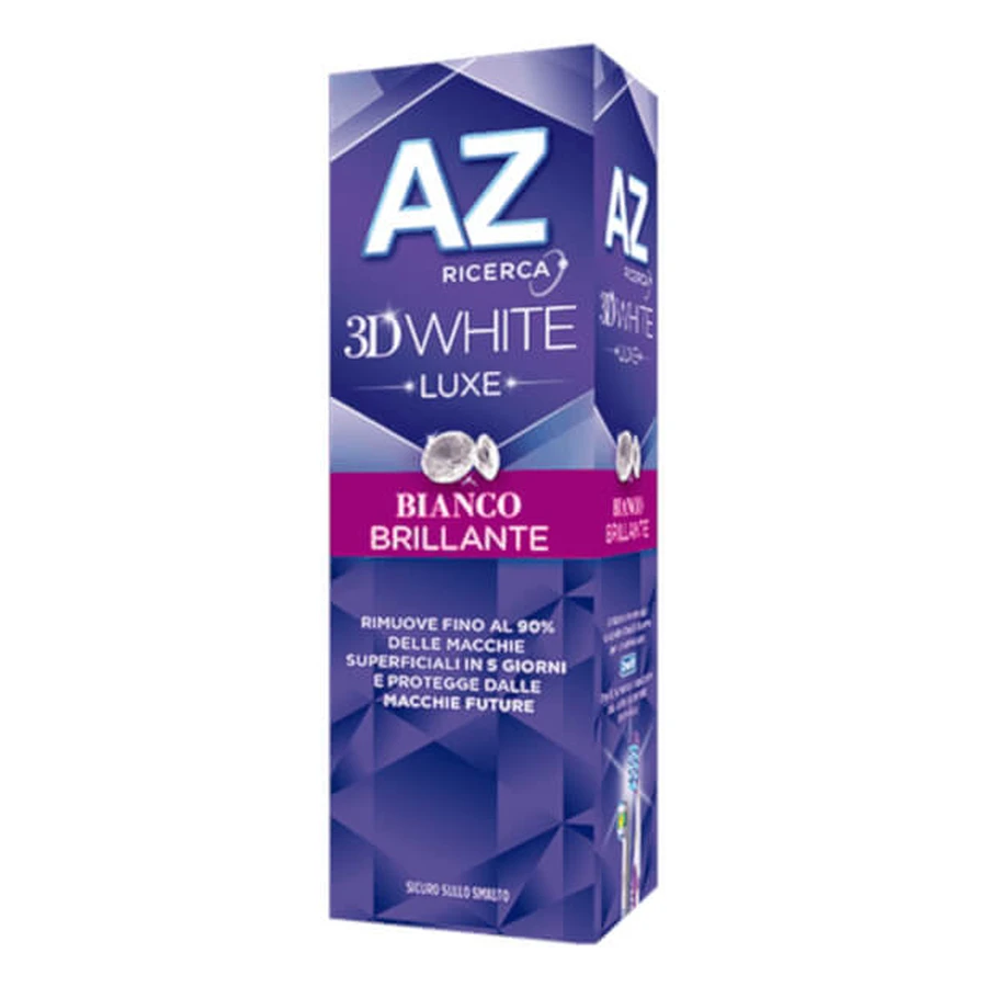 AZ 3D alb Lux alb strălucitor