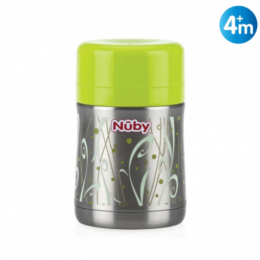 Thermos con cucchiaino per pappa, +4 mesi, 450 ml, Nuby