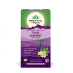 Té adaptógeno de jazmín Tulsi, 25 bolsitas, Organic India