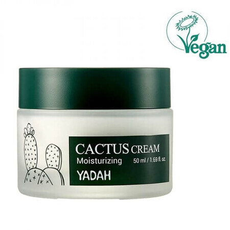 Crema facial hidratante de cactus, 50 ml, Yadah