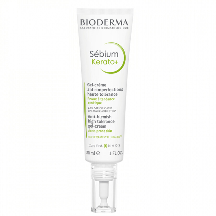 Bioderma Sebium Kerato+ Gel Crema Anti-Imperfecciones, 30 ml