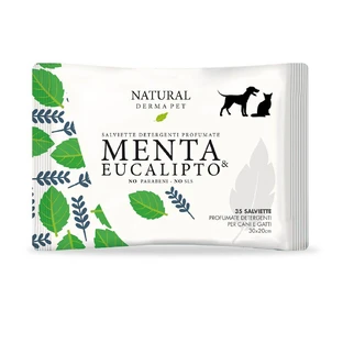NATURAL DERMA PET SALV BĂRBAȚI35PCS