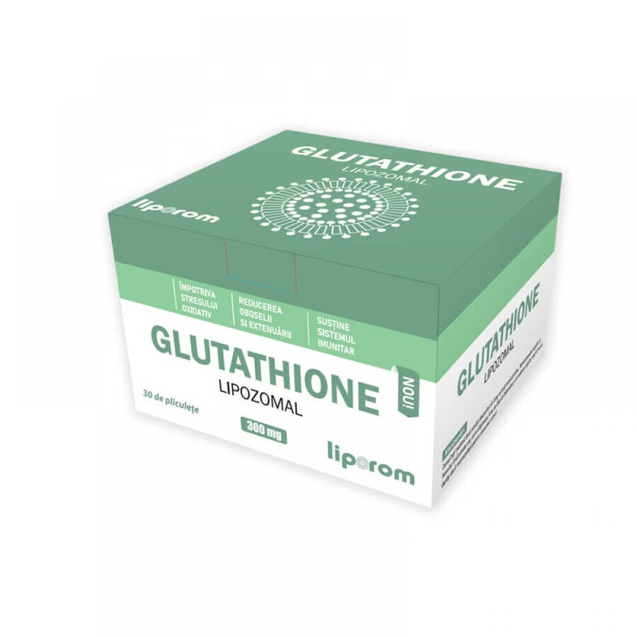 Glutatión Lipozomal, 300 mg, 30 sobres, Liporom