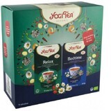 Pack Té Calmante Ecológico + Té de Noche Ecológico, 17 bolsitas + 17 bolsitas, Yogi Tea