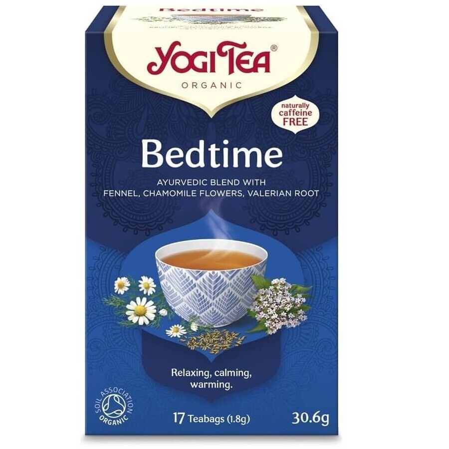 Thé apaisant bio + Thé du soir bio, 17 sachets + 17 sachets, Yogi Tea