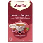 Pacchetto Tè Bio Supporto Immunitario + Tè Biologico Echinacea, 17 buste + 17 buste, Yogi Tea