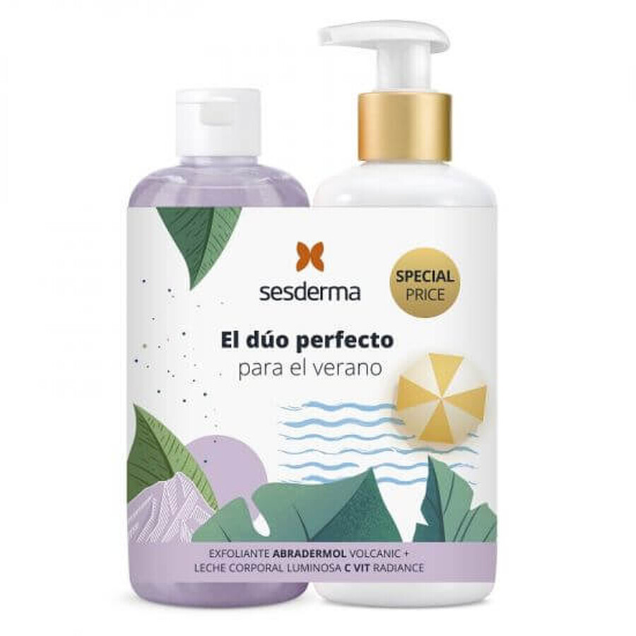 Loción Corporal Sesderma C-Vit Radiance, 250 ml + Exfoliante Abradermol, 250 ml